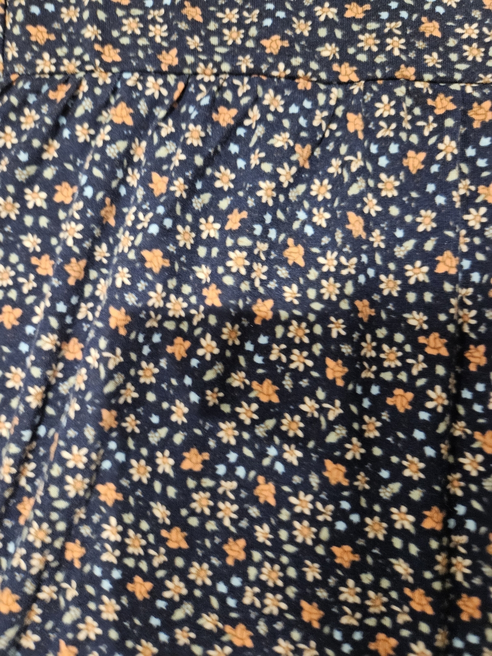 Weekend 2X  Navy Floral Crewneck Top - Picture 3 of 6